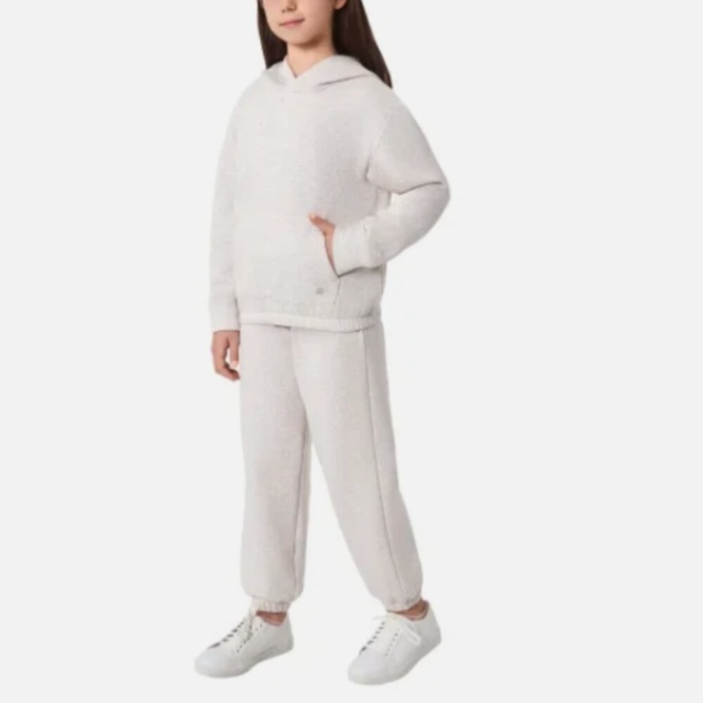 Mondetta Youth Girl's 2-Pack Fleece Set Light Gray L(14-16)